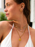 Sea and Sky Muse Duet Kette Gold