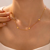 Flower Power Kette Gold