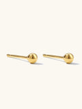 Round Ball Ohrringe Gold