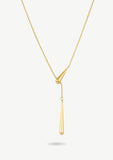 Double Teardrop Pendant Kette