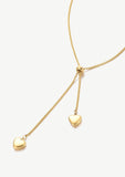 Double Heart Pendant Kette