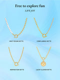 Puffy Letter Ketten-Charms A-Z