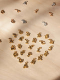Puffy Letter Ketten-Charms A-Z