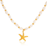 Conch Starfish Kette