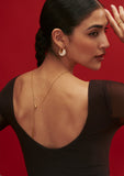 Double Teardrop Pendant Kette