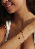 Multi Natural Stone Armband