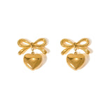 Heart Bow Ohrringe