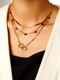 Red heart Kette Gold