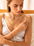 Infinite Love Pearl Kette Gold