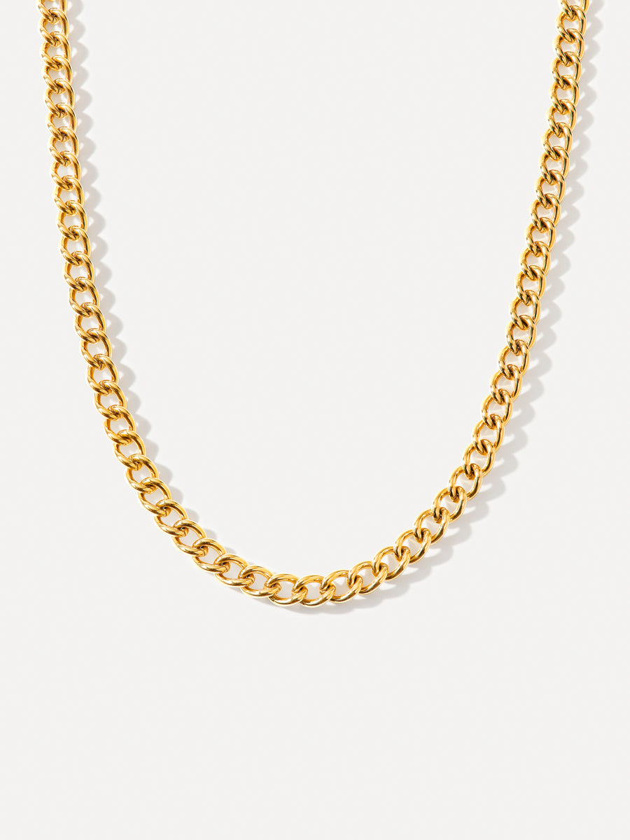 Modern Cuban Kette Gold