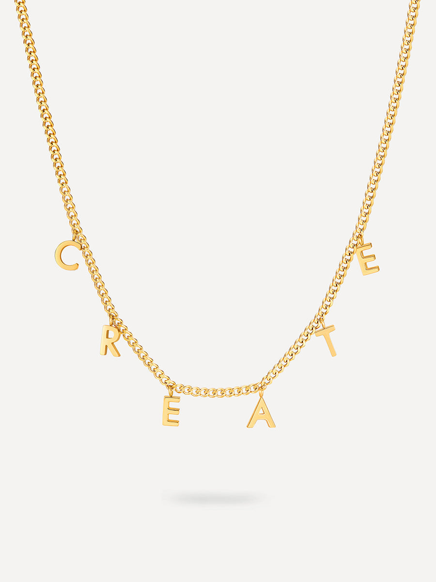 CREATE Journey Kette Gold