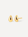 Minimalist Droplet Ohrringe Gold