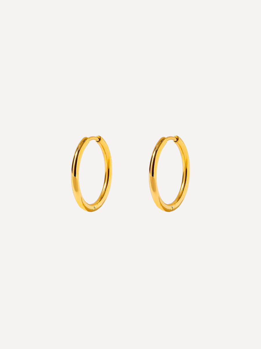 20mm Slim Grace Ohrringe Gold