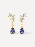 Blue Swallowtail Ohrringe Gold