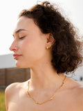 Grooved Huggie Hoop Earrings