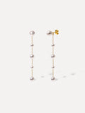Ethereal Pearl Drop Ohrringe Gold