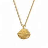 Natalia Oversized Shell Pendant Kette