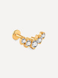 Moon Shine Titan Piercing Gold