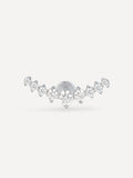 Sparkling Curves Titan Piercing Silber