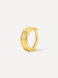 Eternity Plain Gold Triple Hoop Titan Piercing Gold