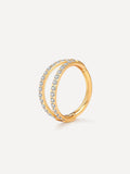 Double Shine Titan Piercing Gold-Shopicrush