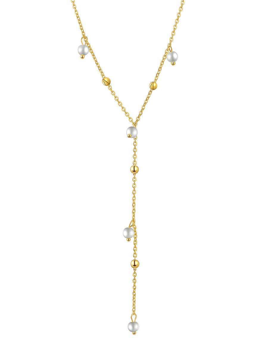 Pearl Station Kette Gold-thesteelshops