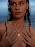 Coconut Palm Kette Gold