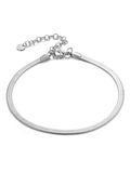 Wide Sleek FUSSKETTCHEN Silber-Shopicrush